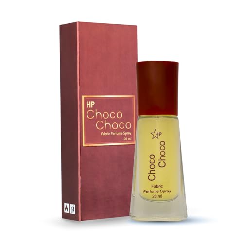 Image of HP Choco Choco Fabric Perfume Spray, 20 ml, Unisex, Sweet Chocolate and Vanilla Fragrance