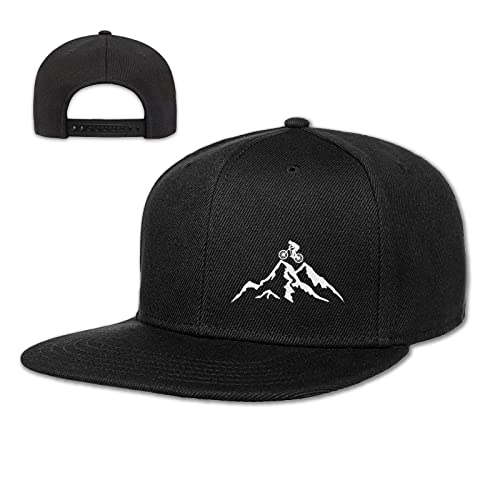 Negi Mountain Hat Mountain Bike Design Black Trucker Hat,