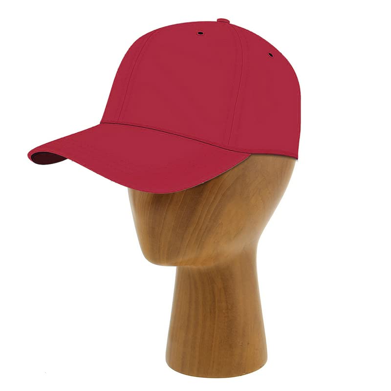 Tête de mannequin mannequin en fibre de verre grain de bois - Support de présentation pour perruques, chapeaux - Support pour présentation de chapeaux et perruques(B: motif bois couleur foncée)