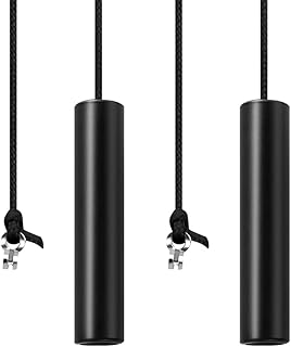 GSHLLO 2 Pcs Ceiling Light Pull Cord Handles Toilet String Light Pull Handle Table Light Pull Chain Handle Heavy Blind Pull Handle Replacement with 150cm Nylon Pull String Extension for Home