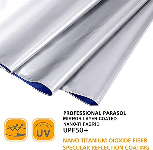 Prospo 68Inch Golf Umbrella Uv Protection Extra Large Oversized Heavy Duty Stick Umbrellas Auto Open Double Canopy Vented Sun Rain Umbrella Windproof #TOP2