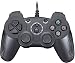 TPFOON Wired PS2 Controller Gamepad Double Shock for Sony PS2 Playstation 2 (Non-Slip Black)