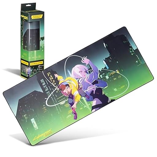 Cyberpunk Edgerunners Alfombrilla de Ratón Keyart, 80 x 35 cm | Ya disponible en tu tienda friki favorita! En mundofriki.es! Cyberpunk Edgerunners Alfombrilla de Ratón Keyart, 80 x 35 cm | Ya disponible en tu tienda friki favorita! En mundofriki.es!