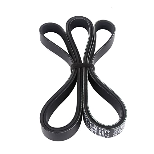 Image of MOCA 6PK2360 EPDM Serpentine Belt Compatible with 13-17 for Buick Enclave 3.6L, 00-02 for Chevrolet Tahoe 4.8L, 13-16 for GMC Acadia 3.6L, 08-13 for Mercedes-Benz C63 AMG 6.3L