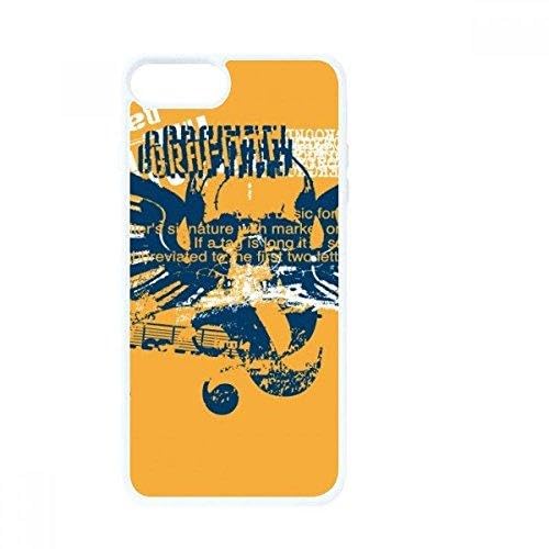 Coque pour iPhone Apple Motif Tête de Mort Bleu et Orange Accessoire de Protection