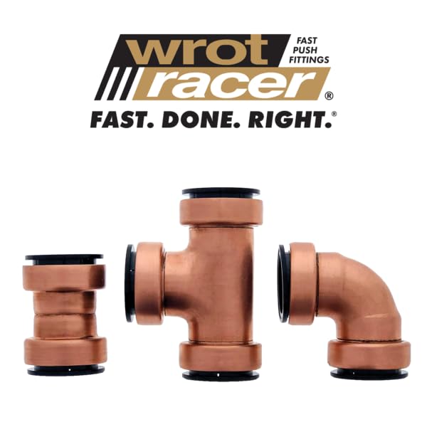 Image of NIBCO Fig No P604, 3 /4 in. Copper Wrot Racer Push-to-Connect Male Adapter