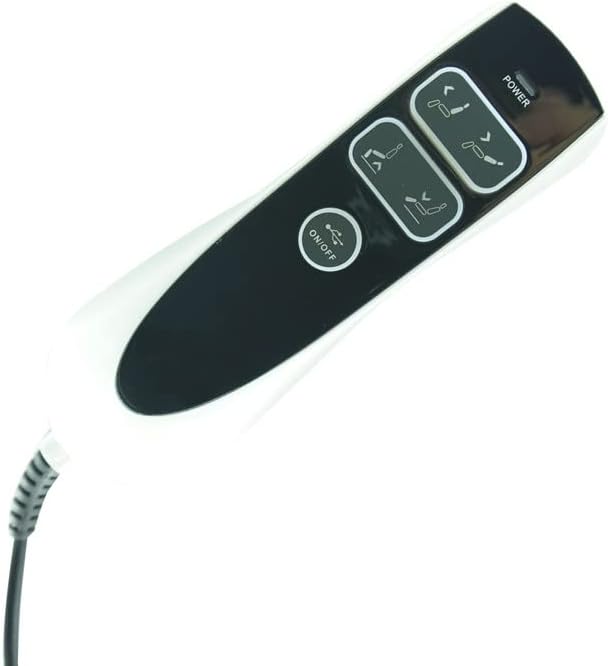 Remote Hand Control for RizeUp,Aura,Luxe,Flexsteel,Oscar Power Lift Chair Recliner with USB 5-Buttons 5Pins Plug