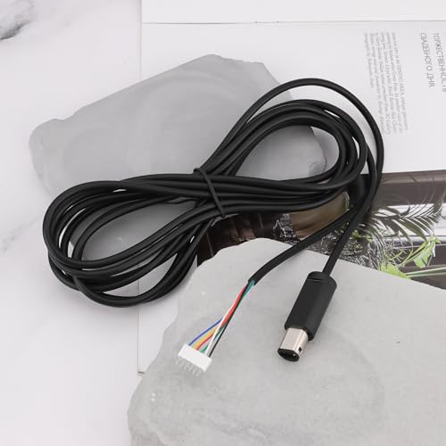 Image of 2Pcs 10FT 3M Replacement Game Consoles Controller Repair Cable Cord with 6 Header Pins Compatible with Nintendo Compatible with Gamecube GC NGC Controller