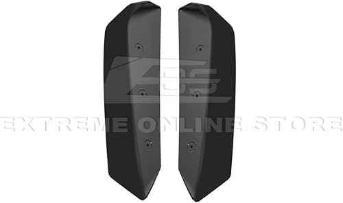 Miniatura 8 de Repuesto para modelos Chevrolet Corvette C8 2020  Par de mimbres adicionales de alerón de tapa trasera de maletero estilo Z51 (plástico ABS - carbón