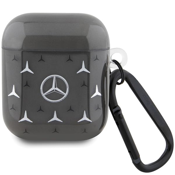 Mercedes MEA28DPMGS Étui pour AirPods 1/2 Noir Motif Grande étoile