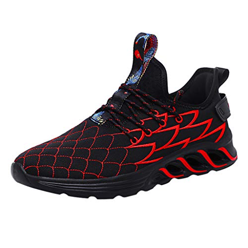 Zapatillas de Deporte con Amortiguador de Aire Yvelands para Hombres Malla Transpirable...