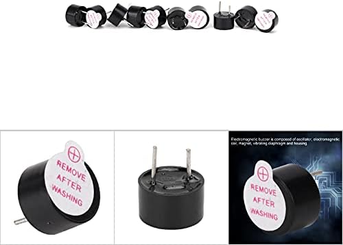 10pcs DC 3V Active Buzzer Alarm Electromagnetic Beeper Active Piezo Buzzers Alarm Industrial Sounder 9x6mm/9x5.5mm