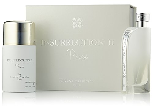 INSURRECTION II PURE 2 Piece Gift Set for Men (Eau de Toilette Spray + Aerosol Spray)
