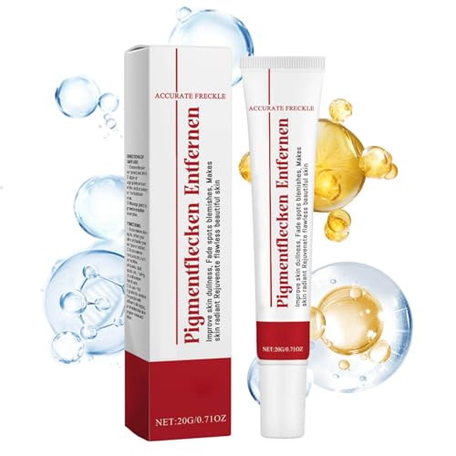 Pigmentflecken Entferner Gesicht, Aufhellungscreme mit Vitamin C Creme gegen Pigmentflecken, Dunkle Flecken, Melasma und Altersflecken Entfernen, Anti pigmentflecken gesicht (1)
