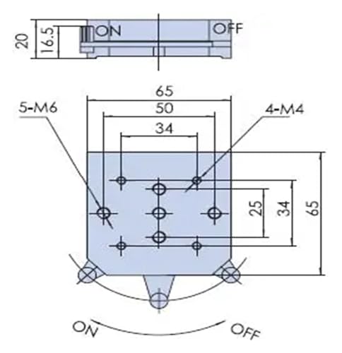 Base magnétique PT-CZ04 support aimanté multi-usage pour outillage