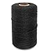 Produktbild jijAcraft Baumwollschnur Schwarz Schnur Makramee Garn 2mm x 200M Bastelschnur zum DIY, Geschenkverpacken, Gärtnern