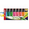Tekstmarkeerstift – STABILO BOSS ORIGINAL – 8 stuks – met 8 verschillende kleuren, Meerkleurig