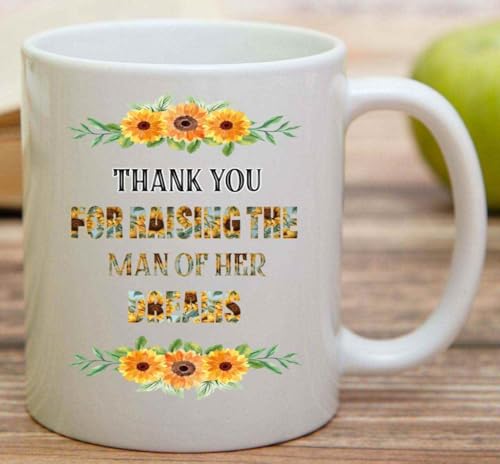 Generic Funny Gift Thank You Mom For Raising The Man Of Her Dreams thumb #1