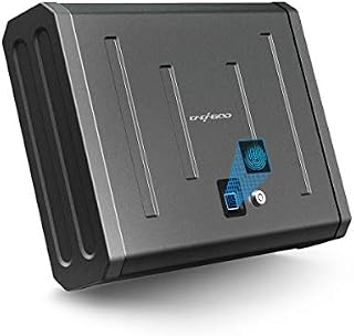 CACAGOO Gun Safe, Biometric Gun Safe Smart Pistol Safe for Home, Handgun Safe