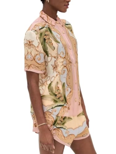 Stylish 'E' Print Graphic Two-Piece Set | Women's Summer Lounge & Beach Outfit - Image 4