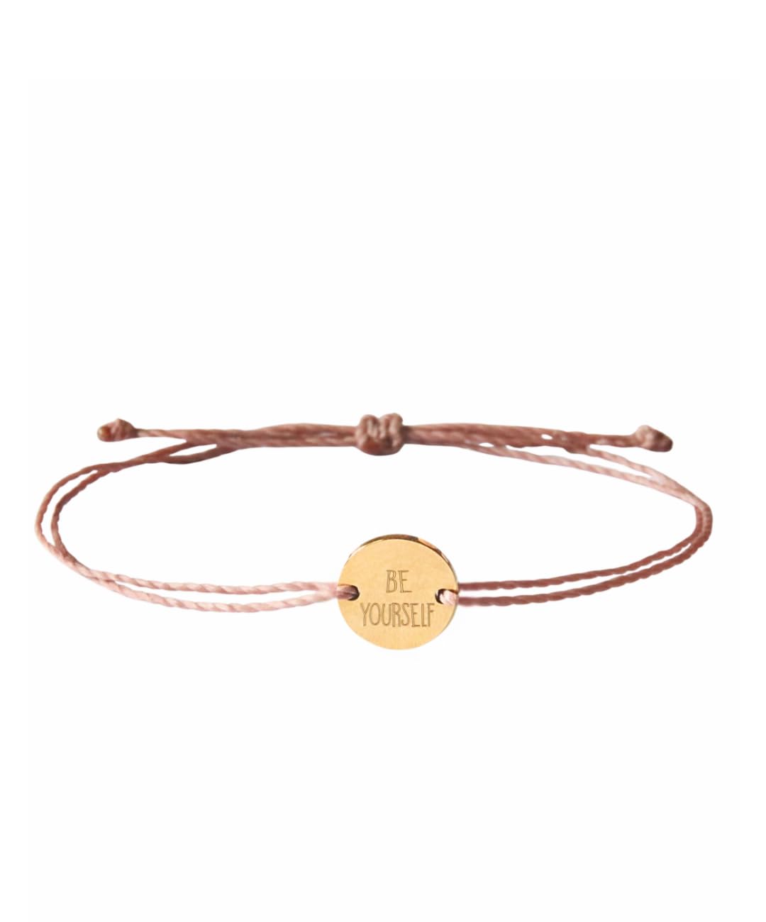 Positiva Jewelry Be Yourself Armband Damen – Edelstahl Schmuck mit Gravur als Symbol für Selbstliebe, Empowerment & Motivation – Geschenkidee für Freundin & Herzensmenschen, Glücksbringer