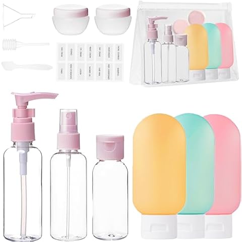 Maggidea 13-Pack Travel Toiletries Set Cover