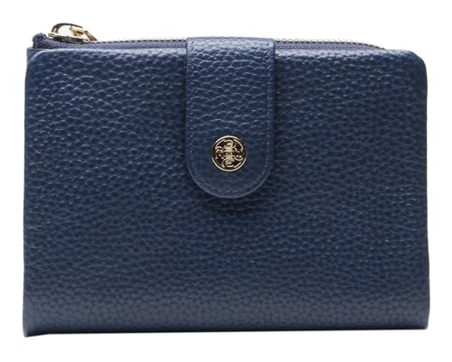 Portefeuille Esquire Madison bleu compact anti-piratage pour vos cartes