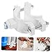 Gadpiparty 2pcs Sink Drain Saddle Bracket Water Filter Clamp 1/4 Inch Quick Connect Plastic Clamp for Reverse Osmosis System