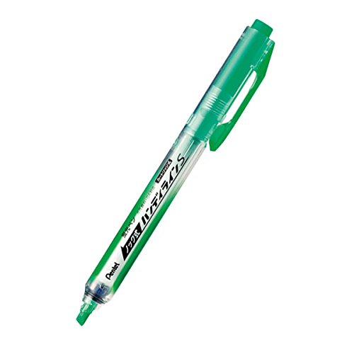 Amazon.co.jp: ぺんてる 蛍光ペン ノック式 ハンディライン 5色セット