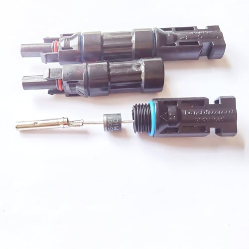 Conector fotovoltaico con diodo de 30A para paneles solares y placas solares 6