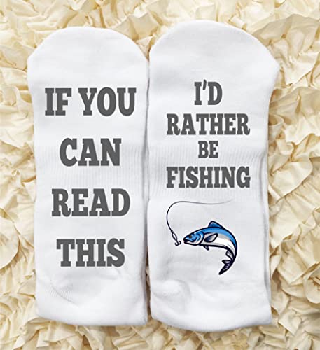 Rather be Fishing Gifts for Men - Funny Gifts for Dad, Grandpa - Christmas Stocking Stuffers, If You Can Read This2