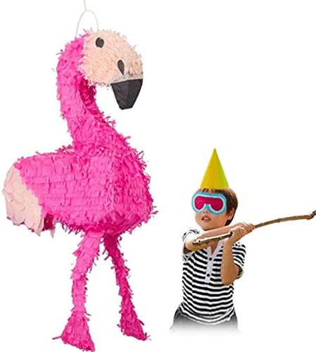 OPYTR Russian Nesting Pinata - Hanging Flamingo Pinata, Children, Girls, Birthday, Fillable Handmade (Color