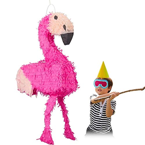 Opytr Russian Nesting Pinata - Hanging Flamingo Pinata, Children, Girls, Birthday, Fillable Handmade (Color #TOP3