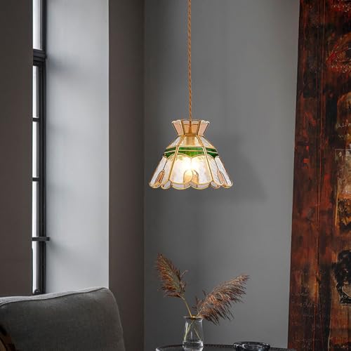 Lámpara de pared de cristal francés para crear un rincón de lectura cómodo 5