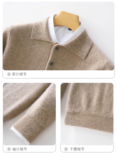Men's Wool Warm Sweater Winter Knitted Top Casual Loose Pullover Men Jumper3