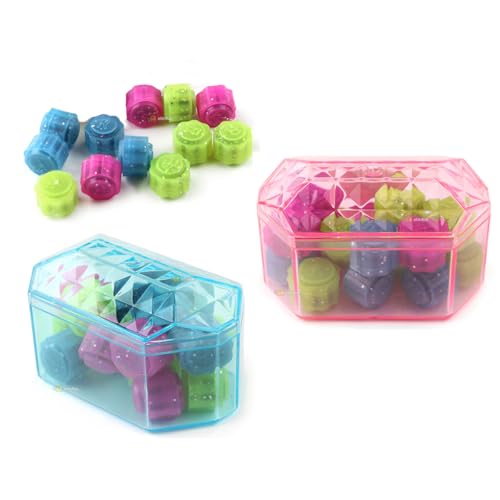 Korea [Random] Adult Korean Traditional Play Game Gonggi Jack Stone Pebbles Set Classic Board Game (2 Sets)