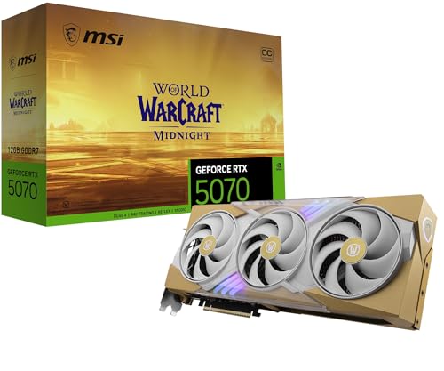 MSI GeForce RTX 5070 12G World of Warcraft MIDNIGHT LIGHT EDITION OC [PCIExp 12GB]