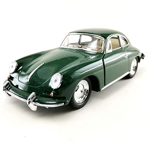 KiNSMART 1962 Porsche 356 B Carrera 2 Green Color 1:32 Die-Cast Model Toy Car Collectible Hobby Classic Car Collection