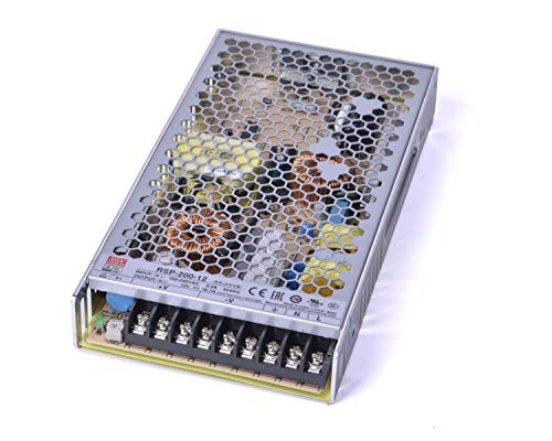 KingLed  MeanWell Transformateur Meanwell RSP-200-12 200W 12V IP20 Bloc d'alimentation transformateur pour Bande LED  code. 1465