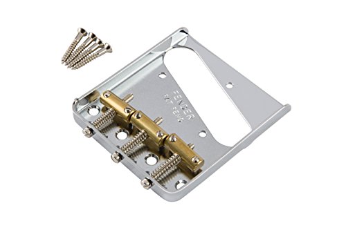 Fender 099-0806-100 Chevalet – 3 Saddle Chrome - Les Beatles, Paul McCartney, John Lennon, RIngo Starr, George Harrison Fender 099-0806-100 Chevalet - 3 Saddle Chrome