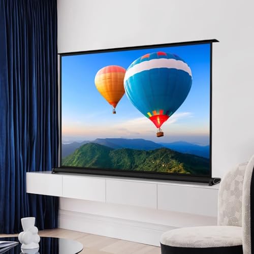 Pantalla de proyección retráctil 50 pulg 4:3 para mesa miniatura 1