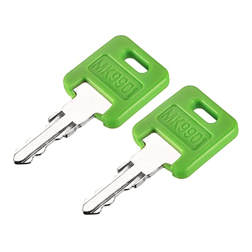 Image of uxcell Ignition Key, Motorhome Start Keys for Code 9901- M / 6601 RV (Part Number MK9901) 2Pcs