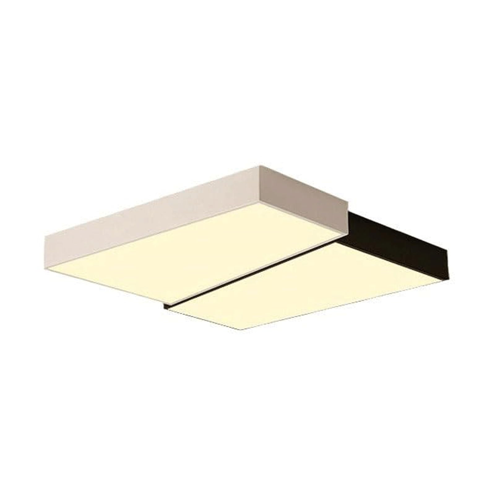 BKEKM Modern LED Ceiling Light, Layered Flush Mount Ceiling Lamp,Dimmable Fixture Dimmable 24W/32W Flush Mount Ceiling Light Fixture(50X50Cm)
