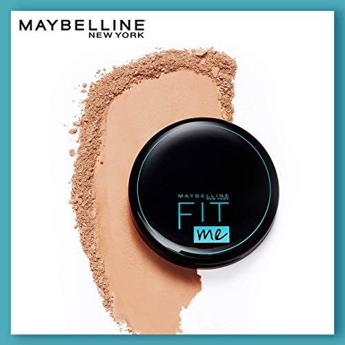 Maybelline New York Compact Powder, With SPF to Protect Skin from Sun, Absorbs Oil, Fit Me, 115 Ivory, 8g - Image 5