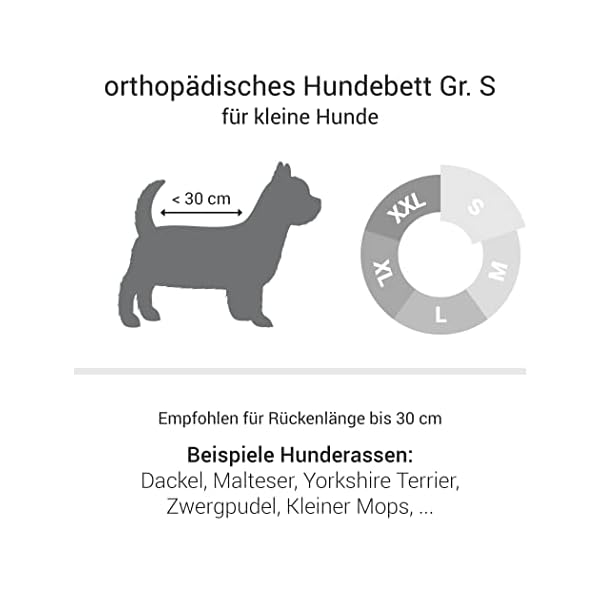 Doctor Bark - orthopädisches Hundebett, waschbar bis 95°C, geruchsfrei & hygienisch, kuscheliger Hundekorb, Baumwoll-Mischgewebe – Bild 7