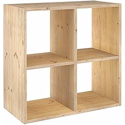 Estanteria Cubo Pino ASTIGARRAGA KIT LINE Estantería Modular 2 x 2 Cubos DINAMIC