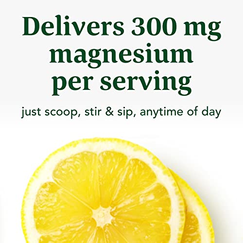 Megafood Relax + Calm Magnesium Powder - Absorbable Magnesium Glycinate, Citrate & Malate - Supports Muscle Relaxation - Without 9 Food Allergens - Raspberry Lemonade Flavor - 7.05 Oz (50 Servings) #TOP3