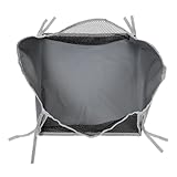 De rangement pour fauteuil roulant pliable : les poches latérales en filet permettent de ranger vos objets du quotidien et de mieux organiser vos affaires