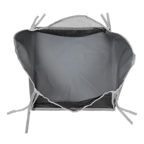 Bolsa para silla de ruedas debajo del asiento de poliéster gris WEKAMOS
