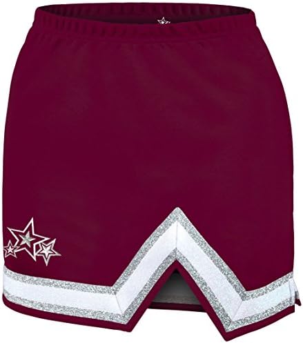 ION Cheer Extension Cheerleading Uniform Skirt - Maroon Youth Small